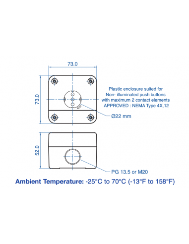 4004E10 Thermoplastic Enclosures