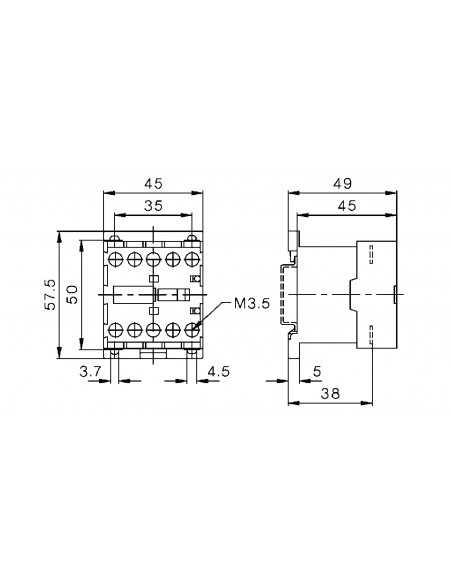 A16PC1-09D10-DC24V PC Series Contactors - MINI Frame (1 Phase, 3 Phase)