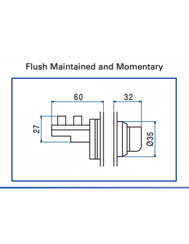 AS2-3P Selector Maintained & Momentary