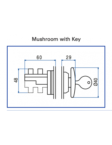 AMKB2 Non-Illuminated Metal Operators