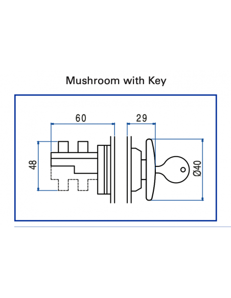 AMKB2 Non-Illuminated Metal Operators