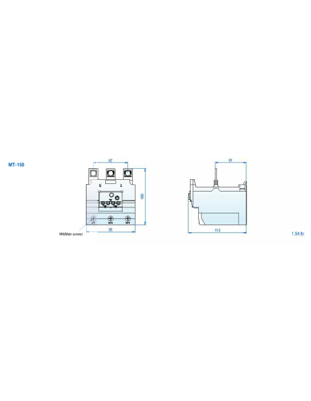 MT-150/3K-50 Overload Relay - Frame Size 225AF