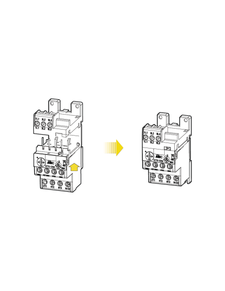 AZ-12MH Overload Relay - Base for Separate Mounting Overload Relay