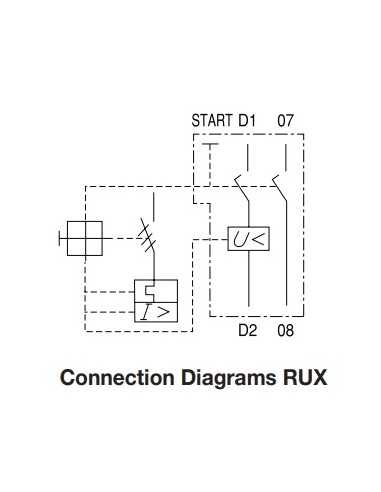 RUX-260V - Undervoltage Trips With Switches for Manual Motor Starters