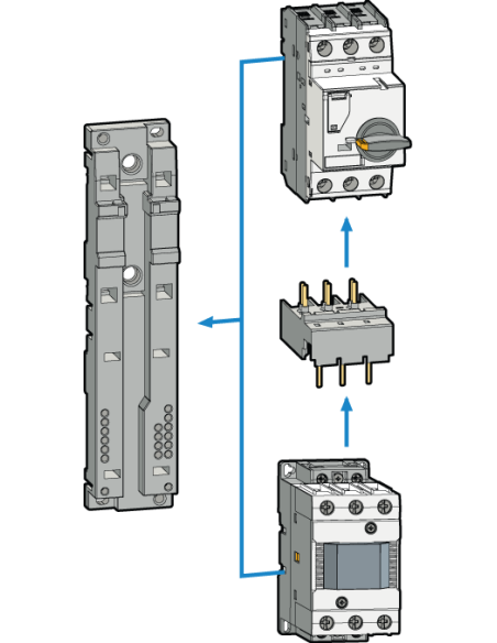 DA-63D - Direct Adapters and mounting Units for Manual Motor Starters