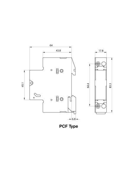 002550203 - PV Type Fuse Holders