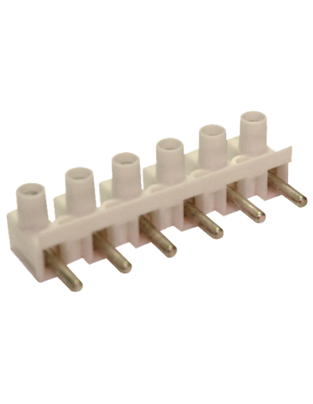 HE42ST/02 Eurostrip plug, 2 pole, 10mmPS, Standoff, 20A, 600V, 24-10AWG