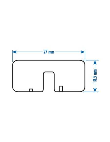 HEP4/16H Isolation Partition, Eurostrip Type HE4HN, HE6H, TSF2.5, TSF6