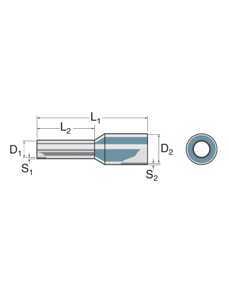 2864.0 - Insulated Industry & DIN Standard : 20 AWG : 0.5 mm²