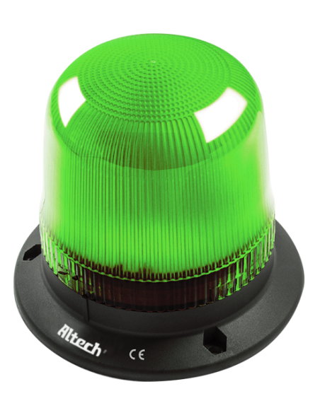 IT120G220 Z- Green Beacon Signaling LED Light with Buzzer, 110-220V AC