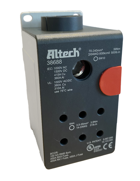 38688 - 380 A Cu 310 A Al, UL1953 Power Distribution Blocks