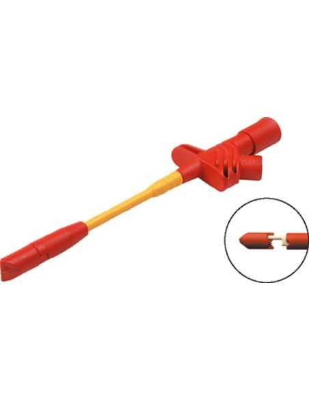 972307101 - Test Probe, Plunger Style, 4mm socket, stainless steel tip