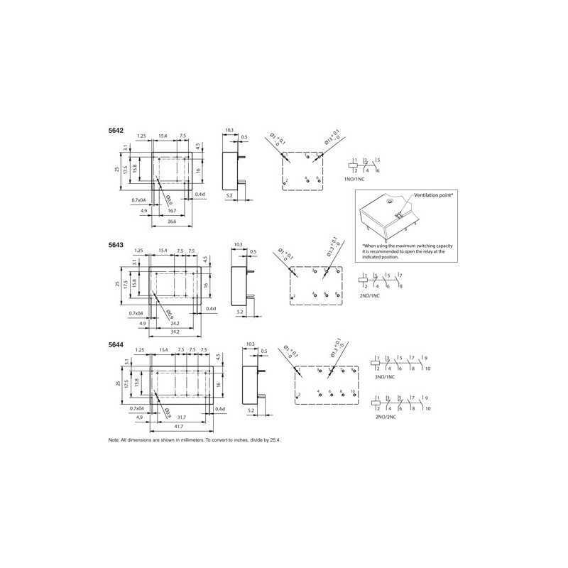 56.OA44.2422N - Safety Relay : OA 5644 : 8A : 24V : 2 NO - 2 NC