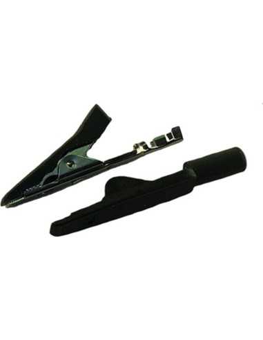 930318100 - Alligator Clip MA 1 Crimp BLACK