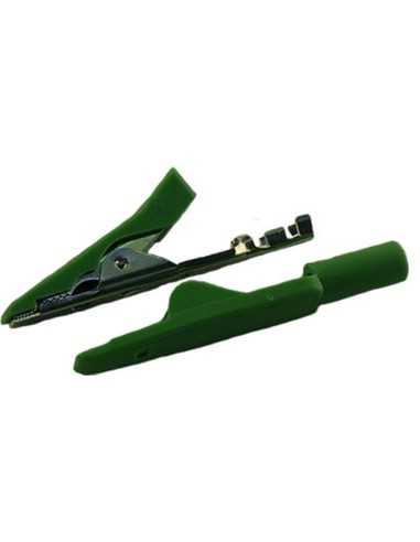 930318104 - Alligator Clip MA 1 Crimp GREEN