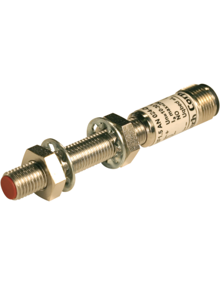 AIS08F1.5AN024-Q65 - M12 Flush Mount Cylindrical Sensor, DC - 3 WIRE-STANDARD