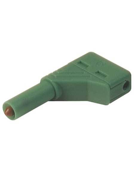 Banana Plug LAS S W GREEN