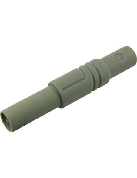 Banana Plug LAS S G GREY