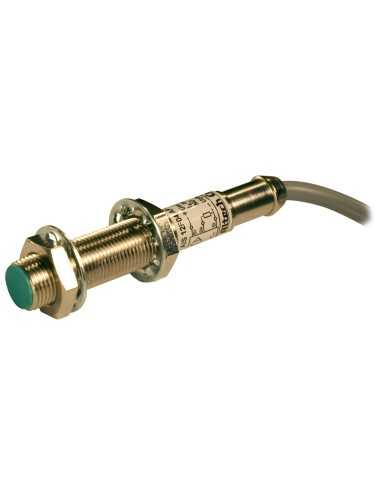 AIS12F02AN024-2M - M12 Flush Mount Cylindrical Sensor, DC - 3 WIRE-STANDARD