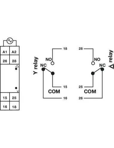 600SD-2-230-CU - Analog Star-Delta Timer|Process Controllers