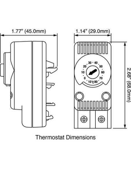 APT-CNOC - Mechanical Thermostats|Panel Accessories