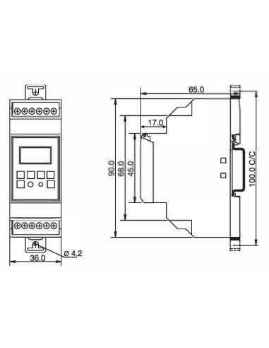 ATS-P24 - Digital Time Switch, Pulse Version|Programmable Panel-Mount Digital Multi-Timer