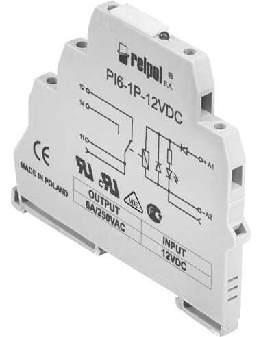PI6-1T-5...32VDC - SPST(1NO) DC Coil, Solid State Module Relay|Home