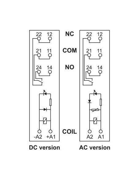 PI85-110DC-M43G - GTZ80 Socket, PI85 Interface Relay|Home