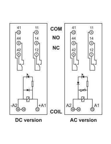 PIR2-110DC-00LV - GZM2 Socket, PIR2 Interface Relay|Home