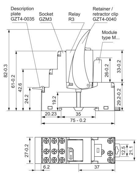 PIR3-012DC-00LD - GZM3 Socket, PIR3 Interface Relay|Home
