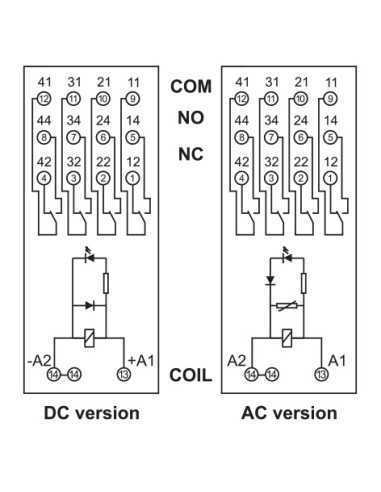 PIR4-110DC-00LD - GZM4 Socket, PIR4 Interface Relay|Home