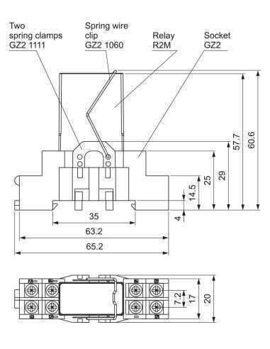 PIR2M-230AC-20 - GZ2 Socket, PIR2M Interface Relay|Home