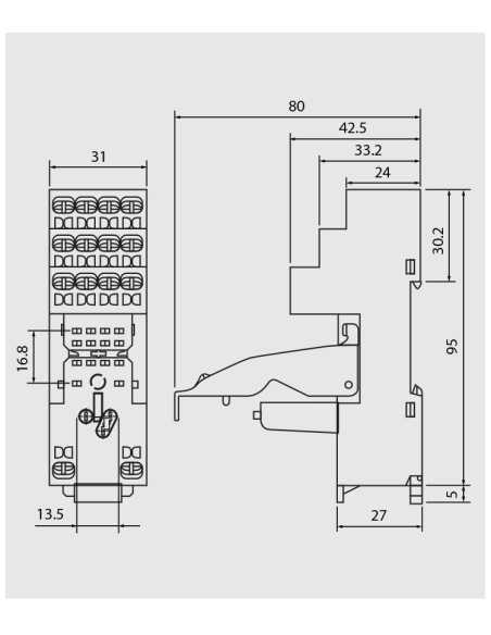 GZMB2 - Plug-In Relay Socket for R2 Series|Home