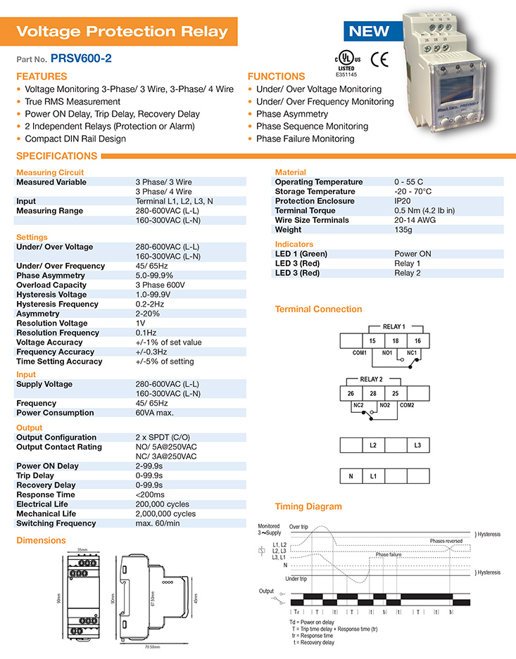 Voltage Monitoring Data Sheet